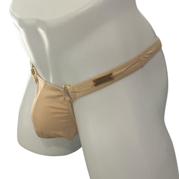 Andrew Christian Low Cut Ring Thong Large Sand - Picture 2 of 9
